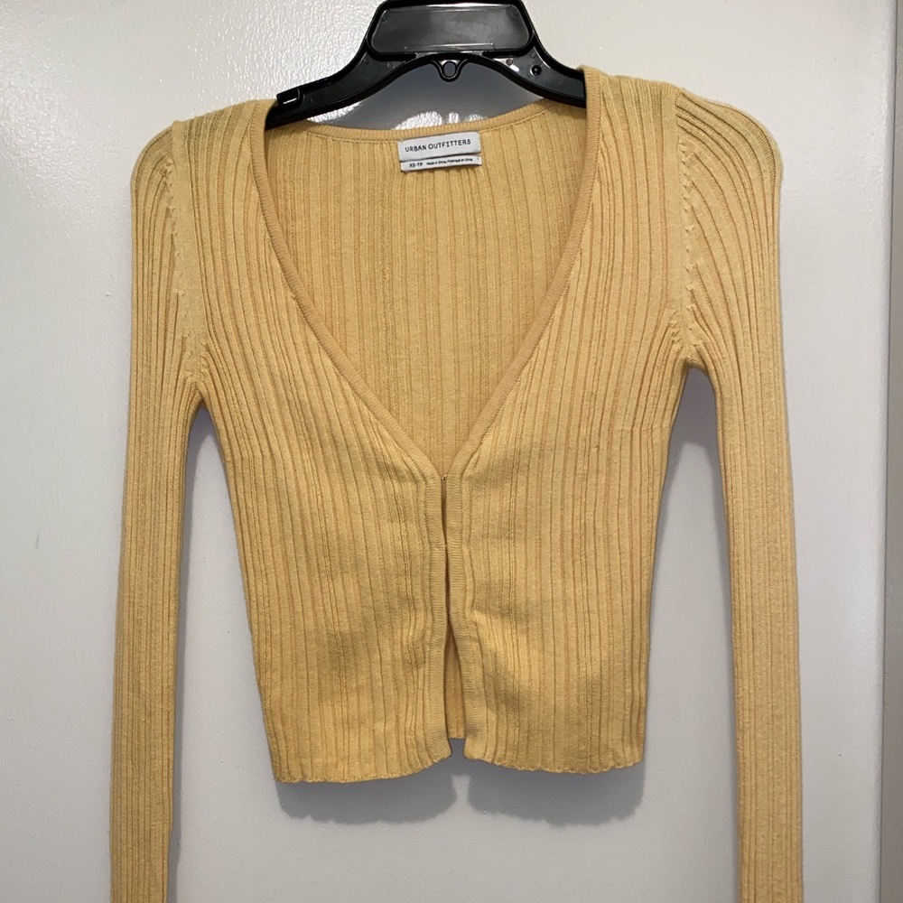 Urban outfitters yellow cardigan